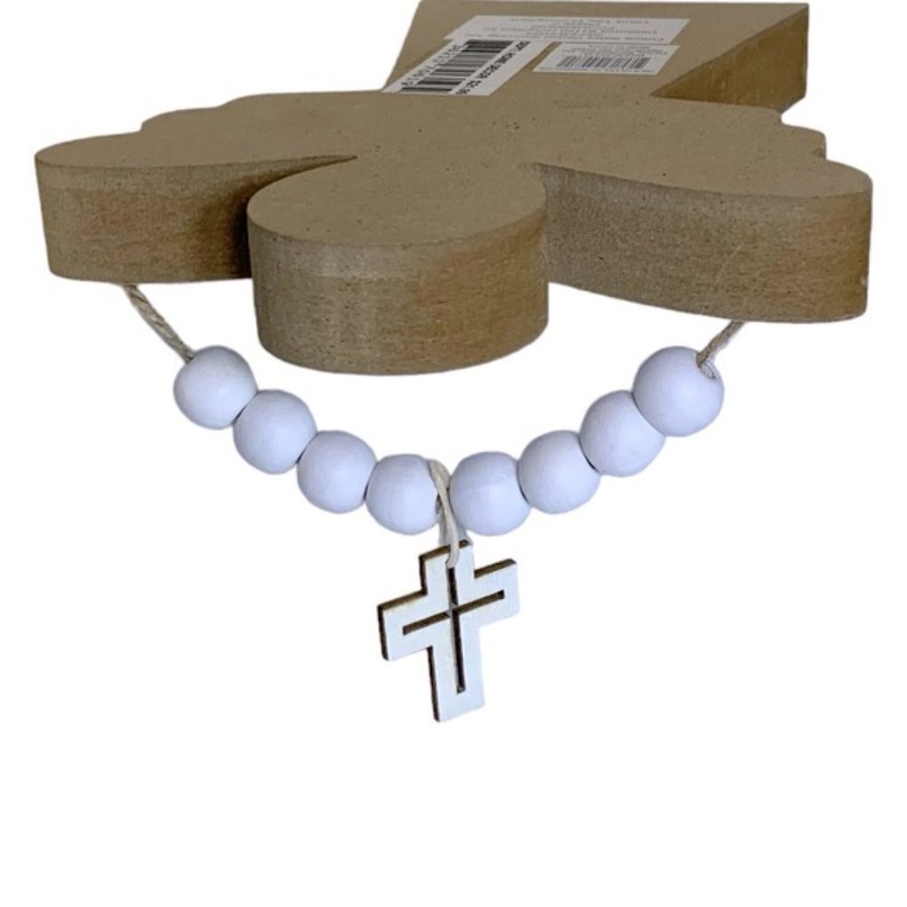 Angel Home Decor Freestanding Wood Inspirational Religious Cross 7.5 in - Picture 10 of 16